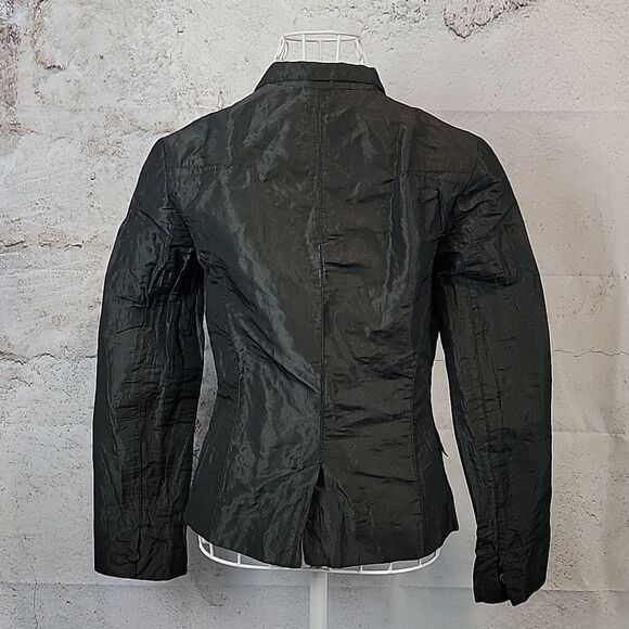 Allsaints Etoile jacket - faded ebony black Women's Size 4 - Picture 7 of 11